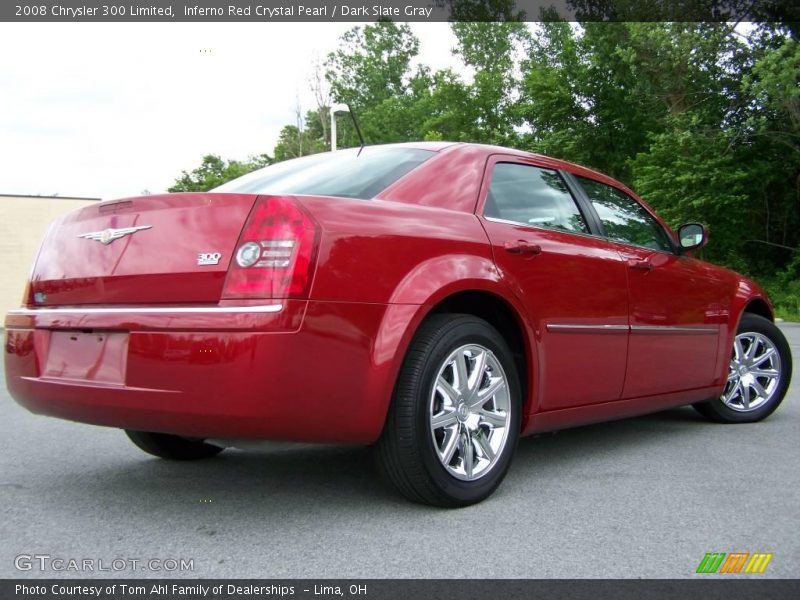 Inferno Red Crystal Pearl / Dark Slate Gray 2008 Chrysler 300 Limited