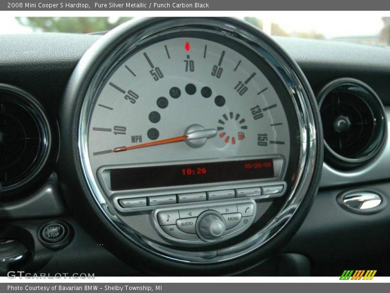 Pure Silver Metallic / Punch Carbon Black 2008 Mini Cooper S Hardtop