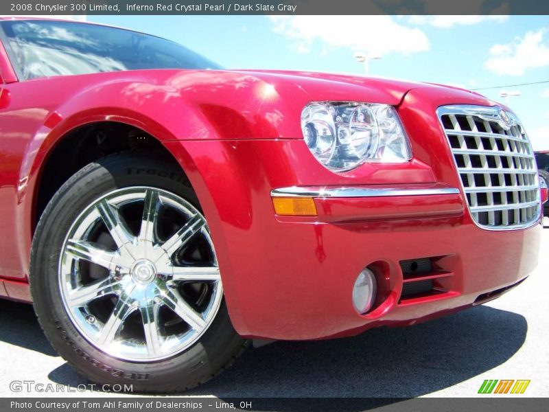 Inferno Red Crystal Pearl / Dark Slate Gray 2008 Chrysler 300 Limited