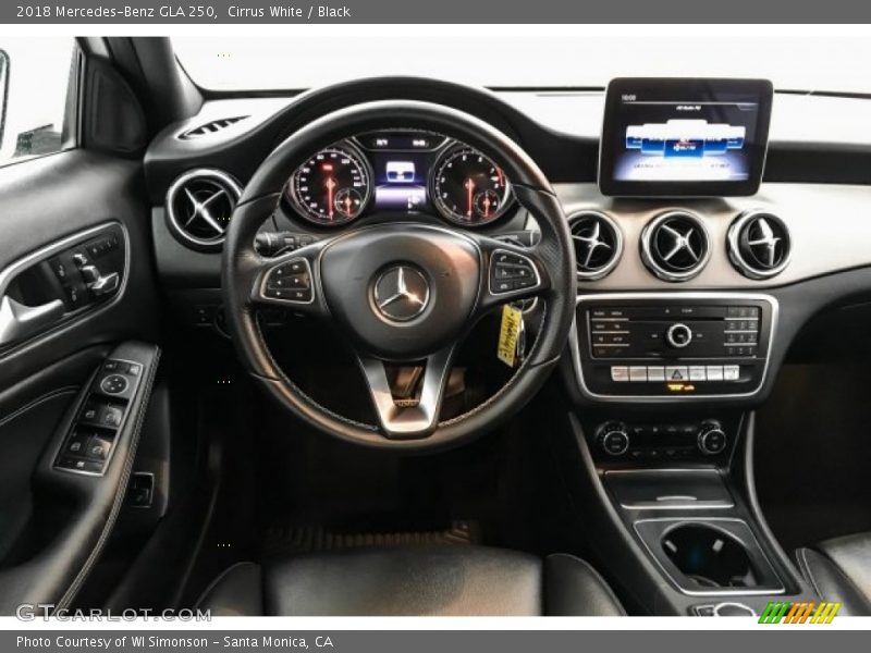 Cirrus White / Black 2018 Mercedes-Benz GLA 250