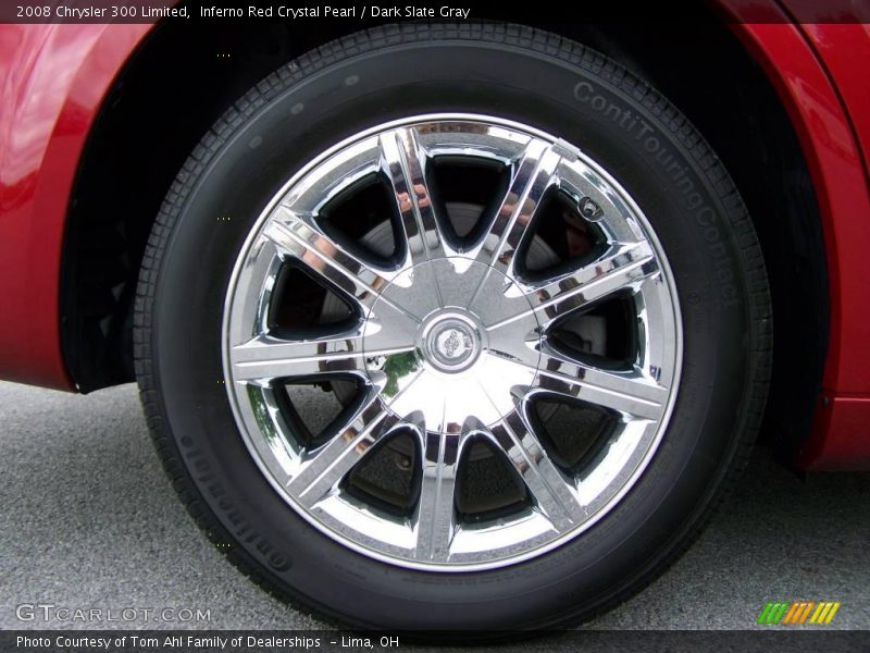 Inferno Red Crystal Pearl / Dark Slate Gray 2008 Chrysler 300 Limited