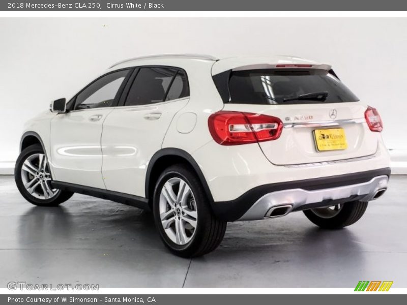 Cirrus White / Black 2018 Mercedes-Benz GLA 250