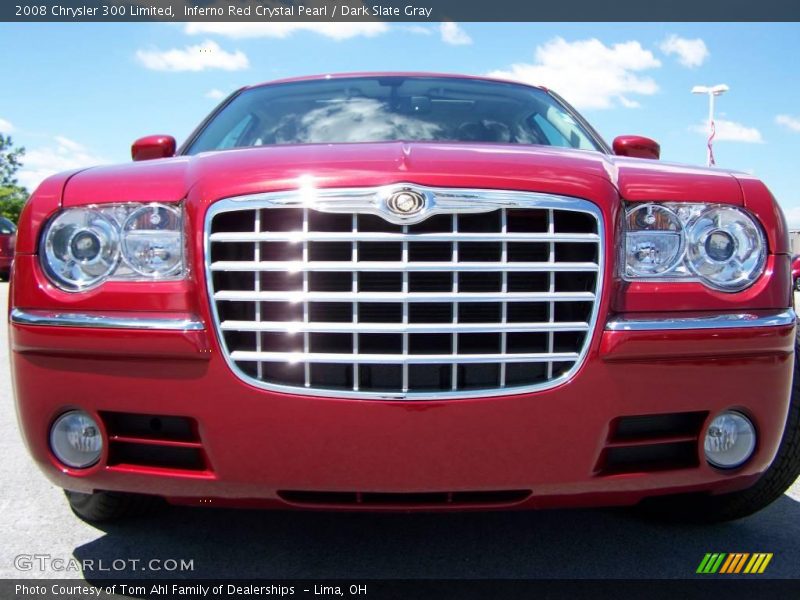 Inferno Red Crystal Pearl / Dark Slate Gray 2008 Chrysler 300 Limited