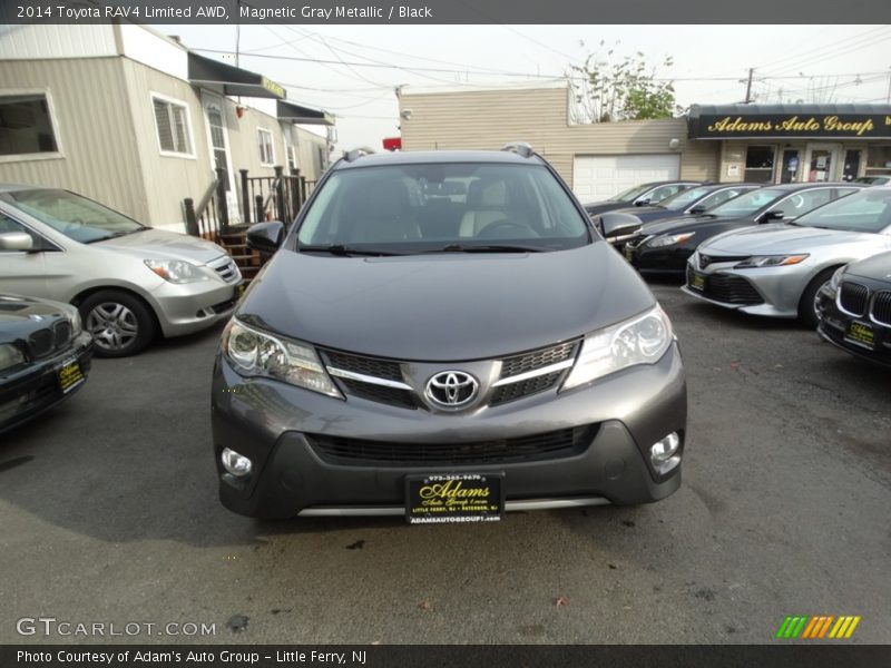 Magnetic Gray Metallic / Black 2014 Toyota RAV4 Limited AWD