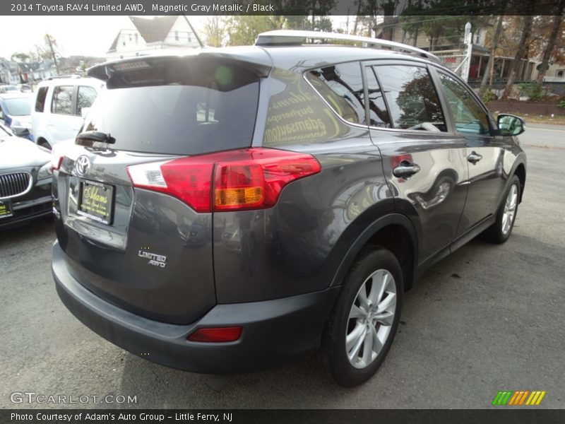 Magnetic Gray Metallic / Black 2014 Toyota RAV4 Limited AWD
