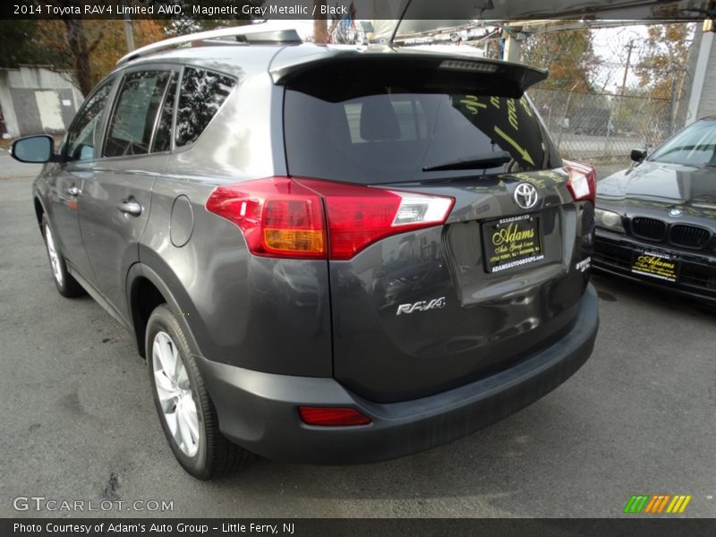 Magnetic Gray Metallic / Black 2014 Toyota RAV4 Limited AWD