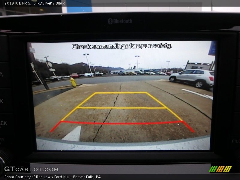 Silky Silver / Black 2019 Kia Rio S