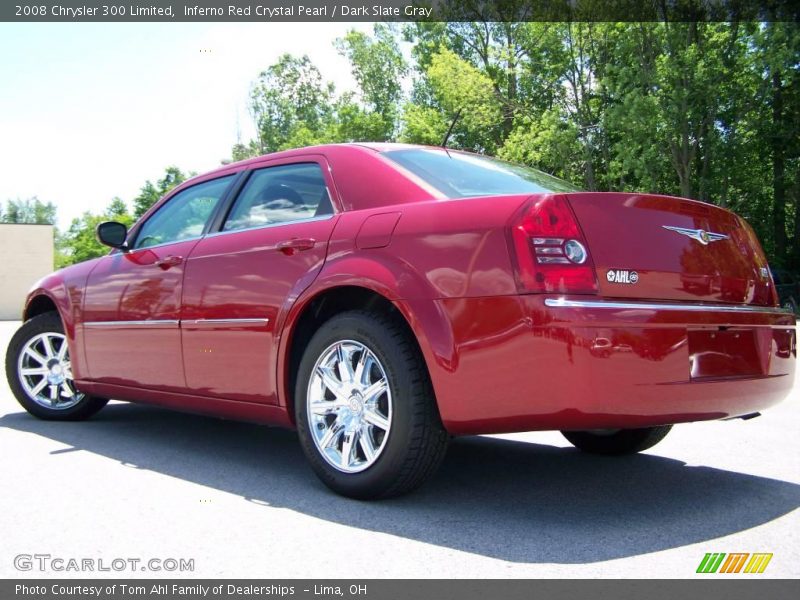 Inferno Red Crystal Pearl / Dark Slate Gray 2008 Chrysler 300 Limited