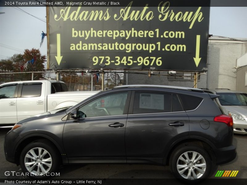 Magnetic Gray Metallic / Black 2014 Toyota RAV4 Limited AWD