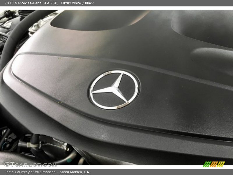Cirrus White / Black 2018 Mercedes-Benz GLA 250