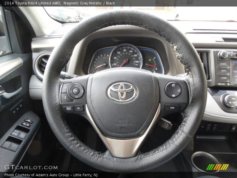 Magnetic Gray Metallic / Black 2014 Toyota RAV4 Limited AWD