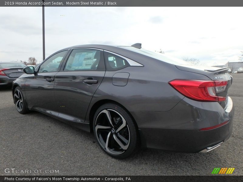 Modern Steel Metallic / Black 2019 Honda Accord Sport Sedan