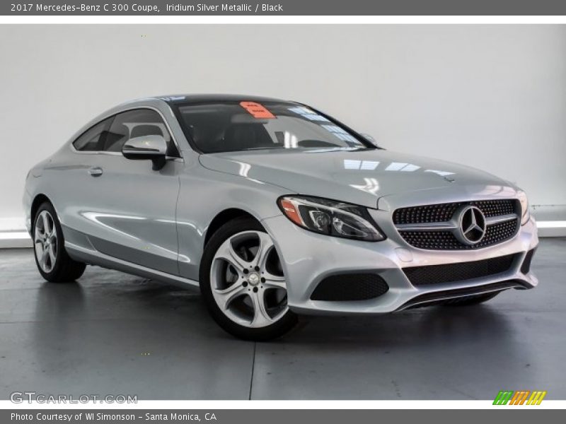 Iridium Silver Metallic / Black 2017 Mercedes-Benz C 300 Coupe