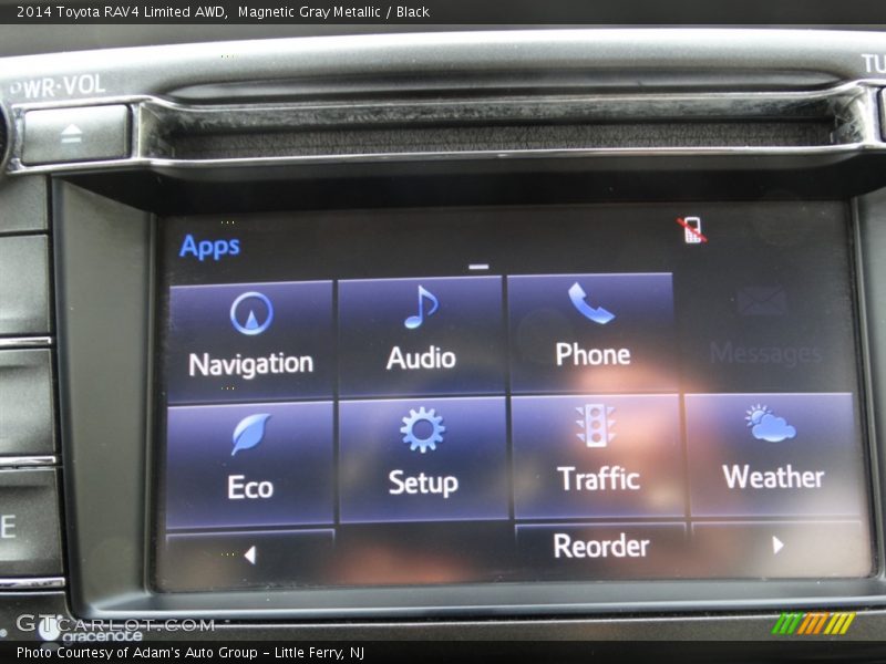Magnetic Gray Metallic / Black 2014 Toyota RAV4 Limited AWD