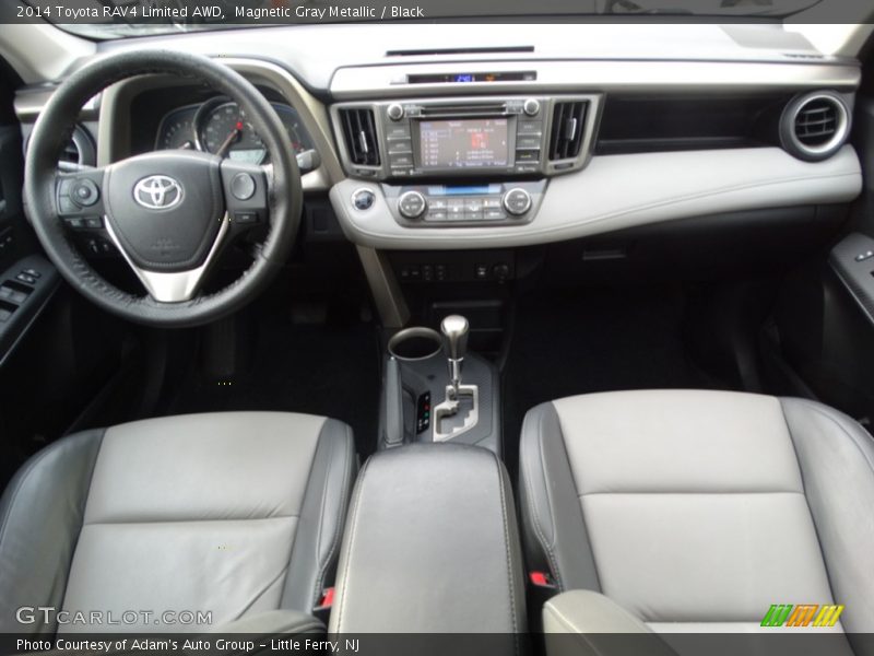 Magnetic Gray Metallic / Black 2014 Toyota RAV4 Limited AWD