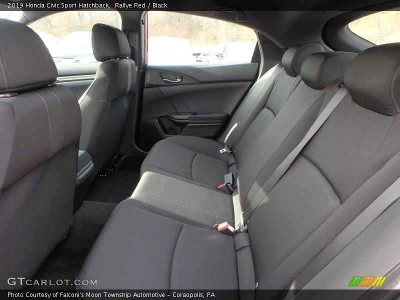Rear Seat of 2019 Civic Sport Hatchback