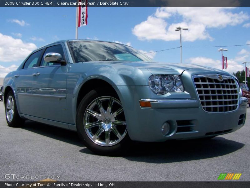 Clearwater Blue Pearl / Dark Slate Gray 2008 Chrysler 300 C HEMI