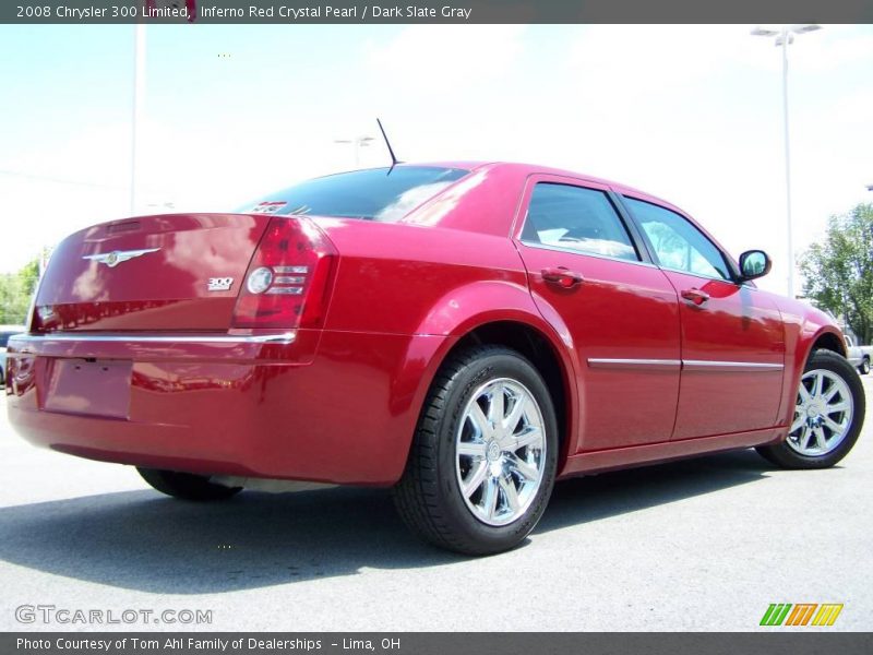 Inferno Red Crystal Pearl / Dark Slate Gray 2008 Chrysler 300 Limited