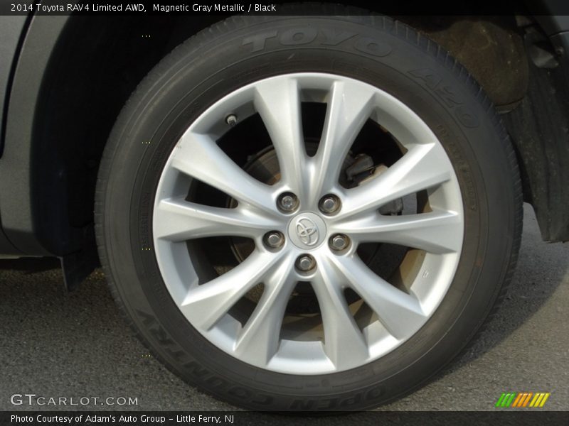 Magnetic Gray Metallic / Black 2014 Toyota RAV4 Limited AWD