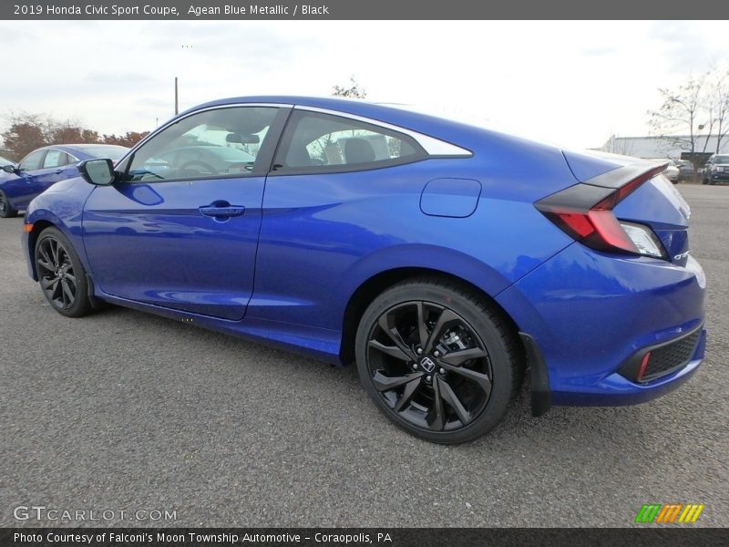  2019 Civic Sport Coupe Agean Blue Metallic