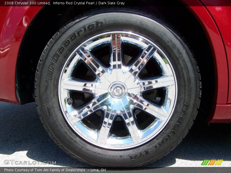 Inferno Red Crystal Pearl / Dark Slate Gray 2008 Chrysler 300 Limited