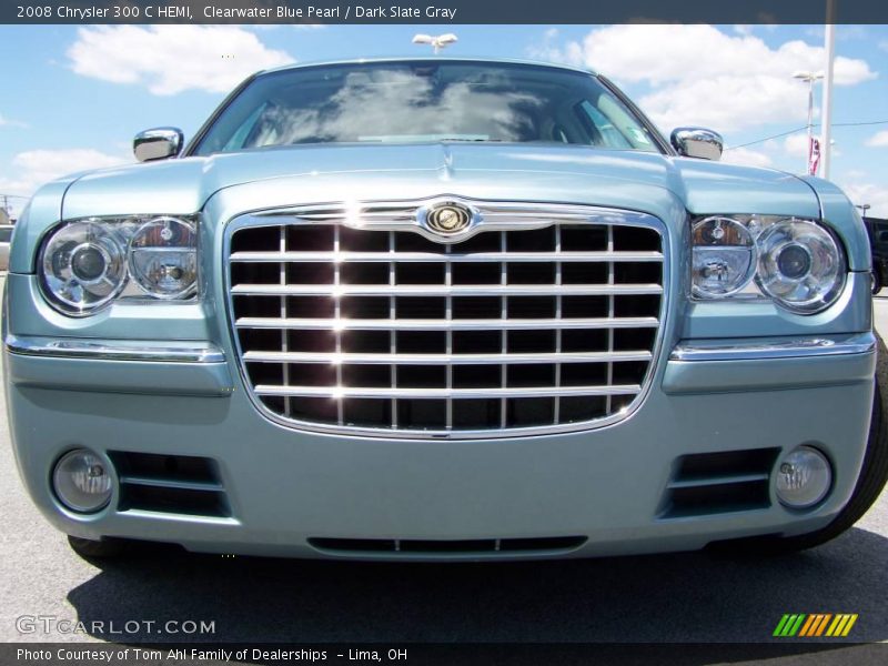 Clearwater Blue Pearl / Dark Slate Gray 2008 Chrysler 300 C HEMI