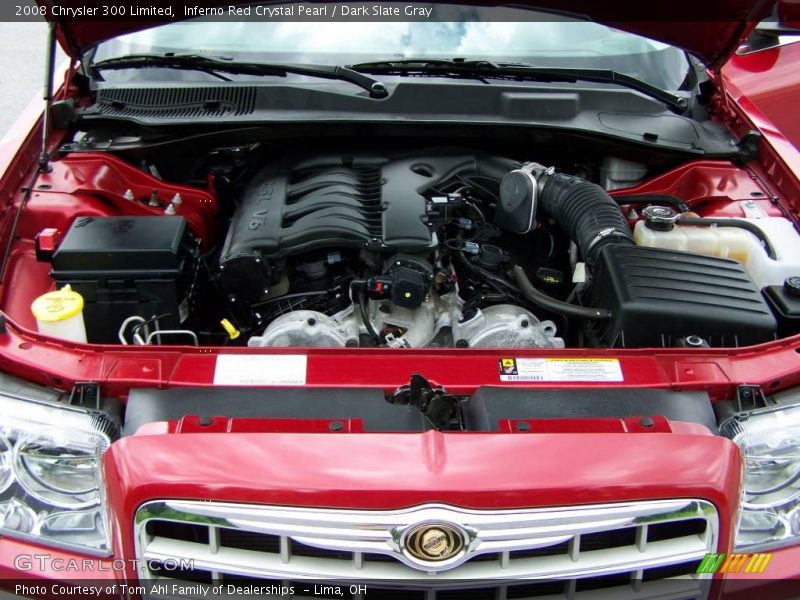 Inferno Red Crystal Pearl / Dark Slate Gray 2008 Chrysler 300 Limited