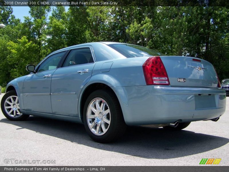 Clearwater Blue Pearl / Dark Slate Gray 2008 Chrysler 300 C HEMI