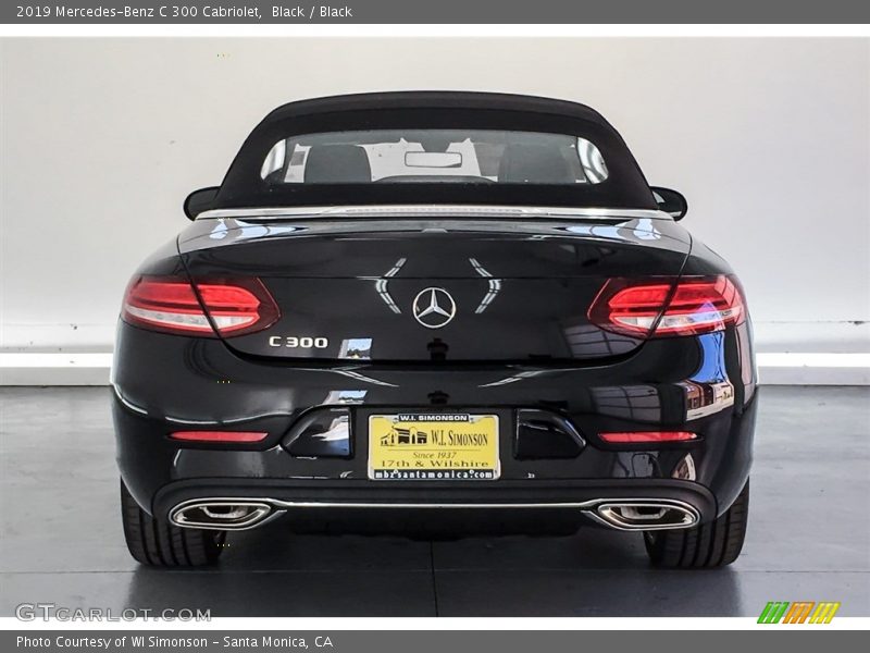 Black / Black 2019 Mercedes-Benz C 300 Cabriolet