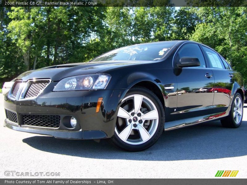 Panther Black Metallic / Onyx 2008 Pontiac G8 GT