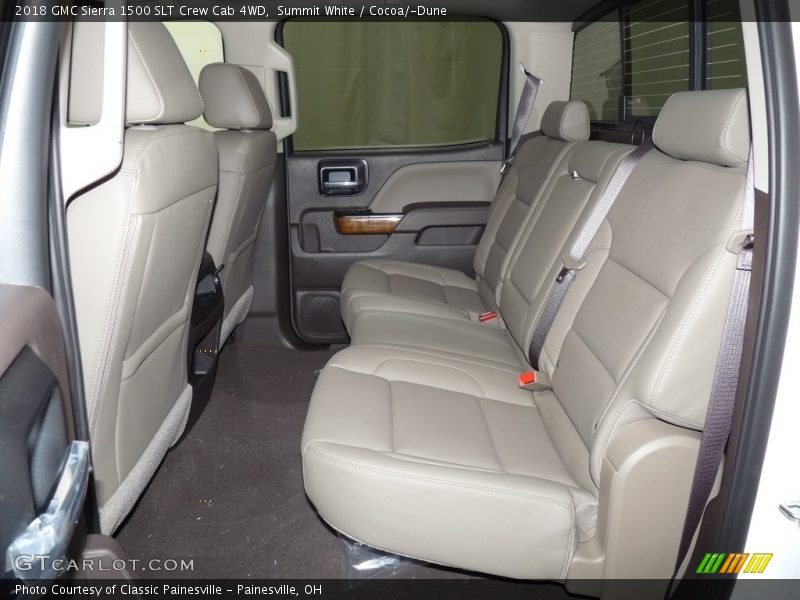 Summit White / Cocoa/­Dune 2018 GMC Sierra 1500 SLT Crew Cab 4WD