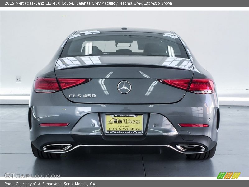 Selenite Grey Metallic / Magma Grey/Espresso Brown 2019 Mercedes-Benz CLS 450 Coupe