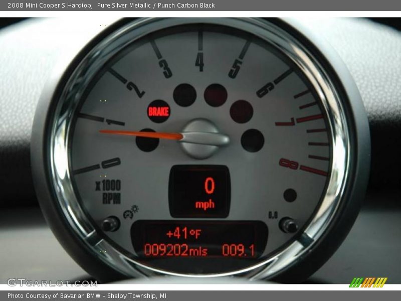 Pure Silver Metallic / Punch Carbon Black 2008 Mini Cooper S Hardtop