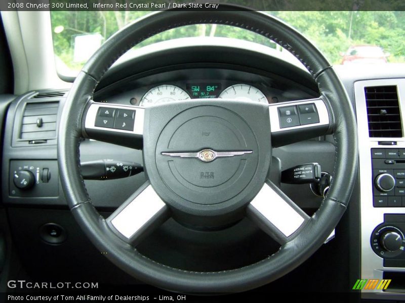 Inferno Red Crystal Pearl / Dark Slate Gray 2008 Chrysler 300 Limited