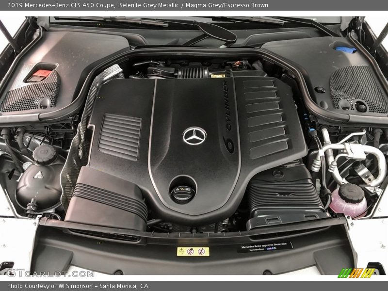 Selenite Grey Metallic / Magma Grey/Espresso Brown 2019 Mercedes-Benz CLS 450 Coupe