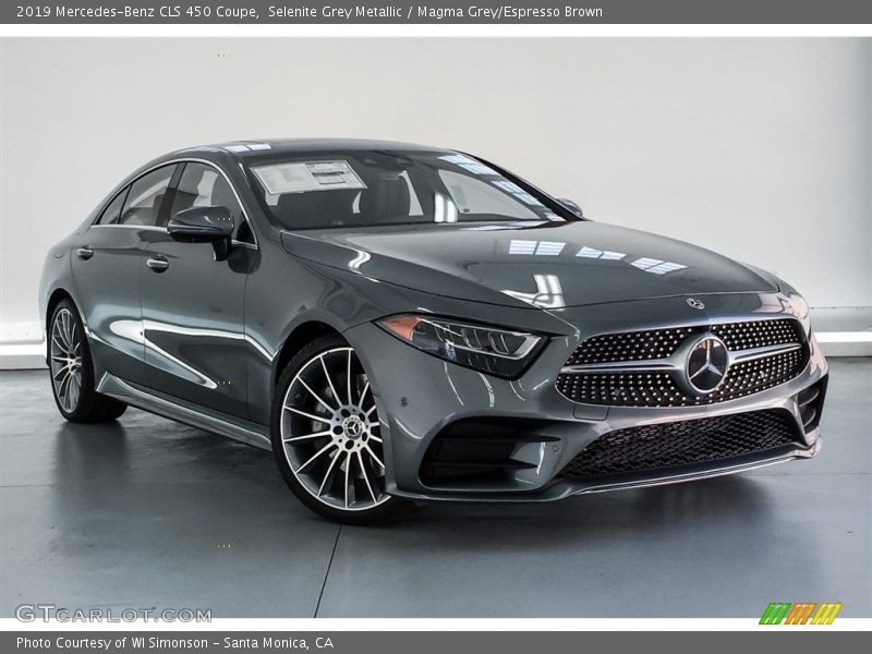 Selenite Grey Metallic / Magma Grey/Espresso Brown 2019 Mercedes-Benz CLS 450 Coupe