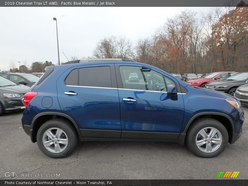 Pacific Blue Metallic / Jet Black 2019 Chevrolet Trax LT AWD