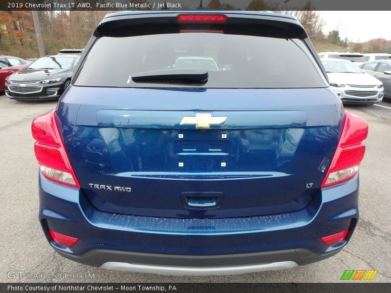 Pacific Blue Metallic / Jet Black 2019 Chevrolet Trax LT AWD
