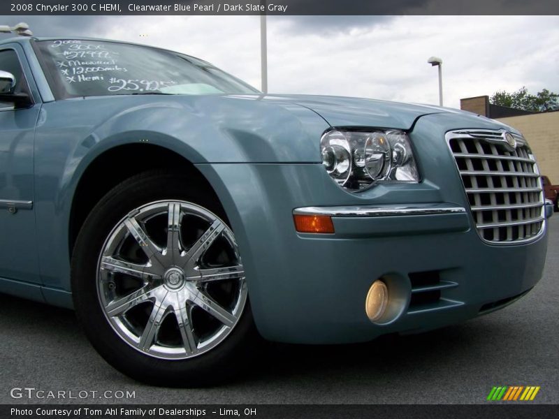 Clearwater Blue Pearl / Dark Slate Gray 2008 Chrysler 300 C HEMI