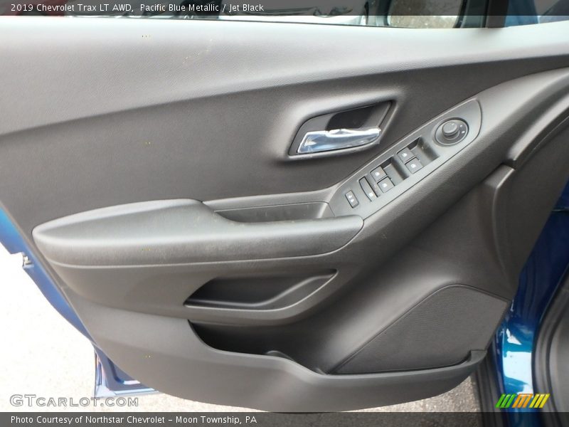 Pacific Blue Metallic / Jet Black 2019 Chevrolet Trax LT AWD