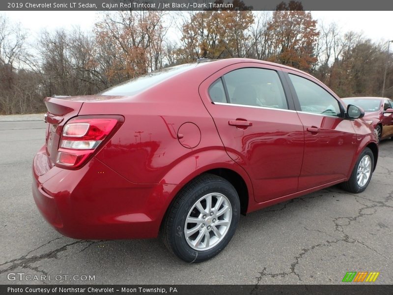 Cajun Red Tintcoat / Jet Black/­Dark Titanium 2019 Chevrolet Sonic LT Sedan
