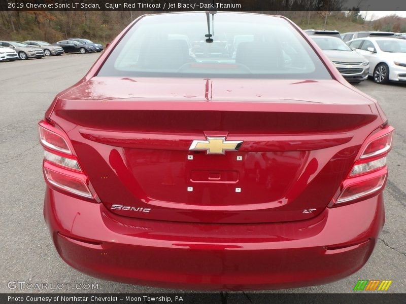Cajun Red Tintcoat / Jet Black/­Dark Titanium 2019 Chevrolet Sonic LT Sedan