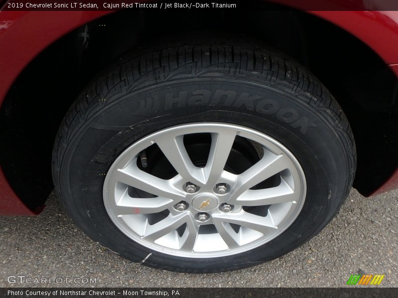 Cajun Red Tintcoat / Jet Black/­Dark Titanium 2019 Chevrolet Sonic LT Sedan