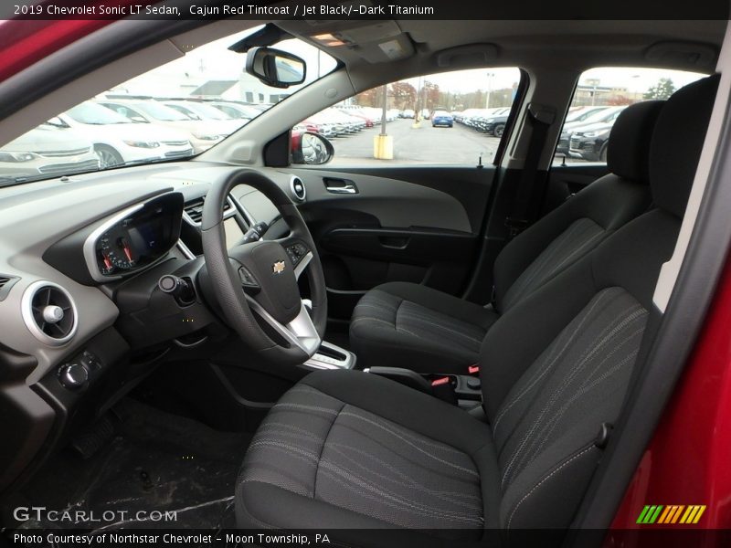 Cajun Red Tintcoat / Jet Black/­Dark Titanium 2019 Chevrolet Sonic LT Sedan