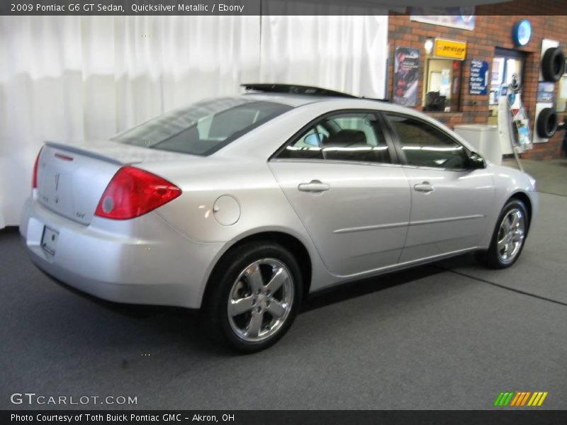Quicksilver Metallic / Ebony 2009 Pontiac G6 GT Sedan
