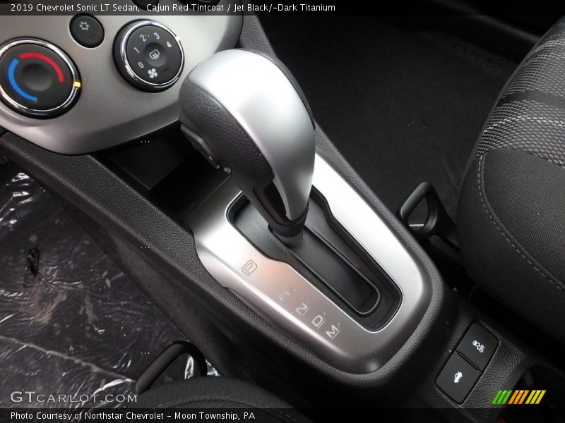 Cajun Red Tintcoat / Jet Black/­Dark Titanium 2019 Chevrolet Sonic LT Sedan