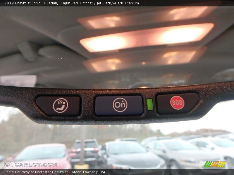 Cajun Red Tintcoat / Jet Black/­Dark Titanium 2019 Chevrolet Sonic LT Sedan