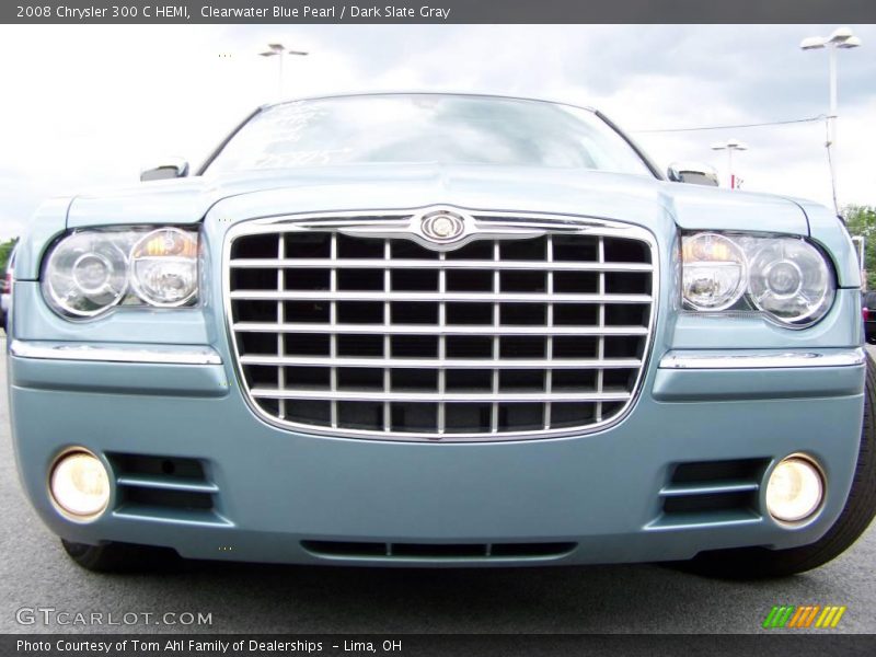 Clearwater Blue Pearl / Dark Slate Gray 2008 Chrysler 300 C HEMI