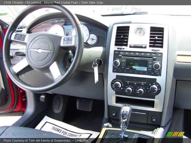 Inferno Red Crystal Pearl / Dark Slate Gray 2008 Chrysler 300 Limited