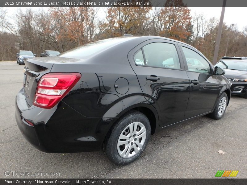 Mosaic Black Metallic / Jet Black/­Dark Titanium 2019 Chevrolet Sonic LS Sedan